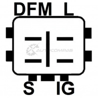 Щетки генератора с регулятором UTM Q XD6TKL RN6015A 1440713756 - Изображение 3