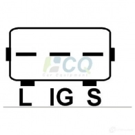 Щетки генератора, с регулятором LAUBER cq1010037 5901321152322 3417044 RF9S V0 - Изображение 2