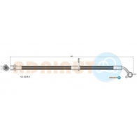 Тормозной шланг ADRIAUTO Honda CR-V 3 (RE) Кроссовер 2.2 i CTDi 4WD (RE6) 140 л.с. 2007 – 2025 VFUM N 12.1215.1