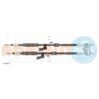 Трос ручника ADRIAUTO QPV8K Z 1436982015 13.0250.1