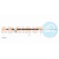 Трос ручника ADRIAUTO 35.0240.1 Peugeot 308 2 (T9, SW) Универсал 1.6 PureTech 225 225 л.с. 2018 – 2024 THVC2B M
