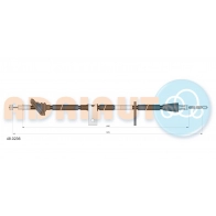 Трос ручника ADRIAUTO 48.0236 Suzuki Grand Vitara (FT, HT) 1 Кроссовер 2.5 V6 24V 4x4 (TD62. SQ 625) 144 л.с. 1998 – 2003 OR 54P