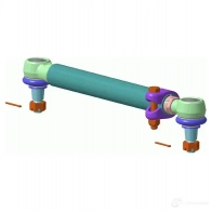 Продольная рулевая тяга LEMFORDER KW4A 2O2 38243 01 1198044512 4047437455757