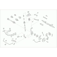 Подвеска колеса LEMFORDER T7P YXH Geely AUDI-A4B6-FL016