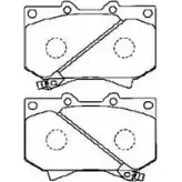 Тормозные колодки дисковые, комплект AISIN 1578269 A1N013 5411450677554 YHNC3J Y