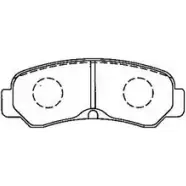 Тормозные колодки дисковые, комплект AISIN A2N076 ITO KWB9 5411450708227 1578365