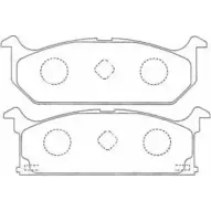 Тормозные колодки дисковые, комплект AISIN ASN-143 5MA ZD18 1578663 5411450605526