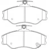 Тормозные колодки дисковые, комплект AISIN ASN-2025 1578711 8 0FLD 5411450606257