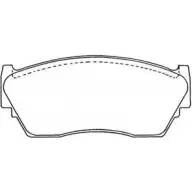 Тормозные колодки дисковые, комплект AISIN 5411450606929 1578754 0Z 0TWD ASN-209