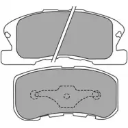 Тормозные колодки дисковые, комплект AISIN DS9 IW 5411450606967 ASN-2094 1578757