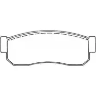 Тормозные колодки дисковые, комплект AISIN CGDCP 8 5411450608824 ASN-76 1578877