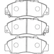 Тормозные колодки дисковые, комплект AISIN HC O43 Acura Legend 2 (KA7, 8) Седан 3.2 205 л.с. 1991 – 1996 5411450664073 C1N018