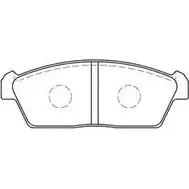 Тормозные колодки дисковые, комплект AISIN 1582456 13 GR8 H1N008