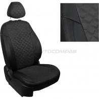 Чехлы из алькантары Ромб для Toyota Hilux VIII (сиденье 40/60) 2015-н.в. SEINTEX 96437 VRJ DYZB 1441169099