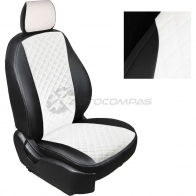 Чехлы из экокожи Ромб для Hyundai Solaris II SD (сплошная) 2017-н.в. SEINTEX Hyundai Solaris 07D GO0 92913