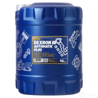 Трансмиссионное масло в акпп синтетическое MN820610 MANNOL ATF Dexron 3, 10 л MANNOL MN820610 1436797562 XJ N1Z