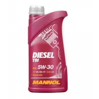 Моторное масло синтетическое Diesel TDI 5W-30 API SN-SM-CF, 1 л MANNOL DI50136 1436799011 XSVUU 9J