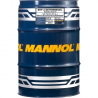 Трансмиссионное масло в мкпп, редуктор синтетическое MN810460 MANNOL SAE 75W-80 API GL-4, 60 л