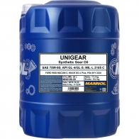 Трансмиссионное масло в мкпп, редуктор синтетическое MN810920 MANNOL SAE 75W-80 API GL-4, API GL-5, 1 л MANNOL 1436797671 Q4K SIJ MN810920