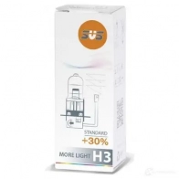 Лампа галогеновая H3 55 Вт 12 В 3000-4000K SVS 0200005000 1439691511 TQI MZ