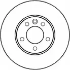 Тормозной диск NATIONAL 64X37Z 2 Volkswagen Caravelle (T5, 7H) 5 Автобус 3.2 V6 235 л.с. UXSP84 NBD1289
