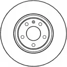 Тормозной диск NATIONAL Audi A6 (C6) 3 Универсал 2.0 Tdi 136 л.с. 2005 – 2011 NBD1379 ZRZ 4O6 4KVDGN