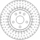 Тормозной диск NATIONAL 1676027 NBD1629 LOCQM5 R0O RZR