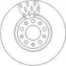 Тормозной диск NATIONAL 0S5BQPP 1676111 G6 PZ7 NBD1739