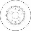 Тормозной диск NATIONAL 60F4FX9 UM S5X5 1676147 NBD1776