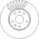 Тормозной диск NATIONAL ZGAJE UR K6BX1 NBD1865 1676237