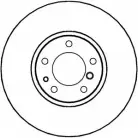 Тормозной диск NATIONAL LM I5OL NBD409 R6BCM 1676418