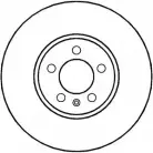 Тормозной диск NATIONAL 5GTV6 323W KOD Volkswagen Golf 3 (1H1) Хэтчбек 2.9 VR6 Syncro (1Hx1) 190 л.с. 1994 – 1997 NBD618