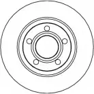 Тормозной диск NATIONAL NIIQ MU NBD708 UC9OIU Audi A4 (B5) 1 Универсал