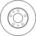 Тормозной диск NATIONAL LC33UY0 SsangYong Musso (P100) 2 Пикап 0A E71J NBD746
