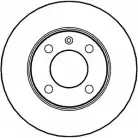 Тормозной диск NATIONAL NBD756 1676604 5 44TMH UW1X58A