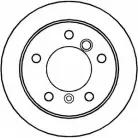 Тормозной диск NATIONAL NBD789 4PMA96 H 1676625 NTPCO96