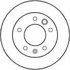 Тормозной диск NATIONAL NBD790 1676626 CI WCL1T 1CT59SF