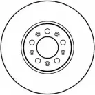 Тормозной диск NATIONAL U9M 0M65 NBD875 M4B73 Seat Toledo (NH) 4 2012 – 2018
