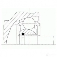 Шрус приводного вала, комплект LOBRO 4019064138914 303854 BZDIUW K Mitsubishi Lancer 7 (CB, CD, CC) 1993 – 1996