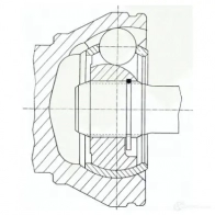 Шрус приводного вала, комплект LOBRO 302454 D2F7 G 4019064125419 Opel Corsa (B) 2 1993 – 2000