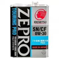 Моторное масло синтетическое ZEPRO TOURING PRO SN 0W-30 - 4 л IDEMITSU XJ85H5 D 4252041 1441174196