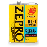 Моторное масло полусинтетическое ZEPRO DIESEL DL-1 5W-30, 4 л IDEMITSU 2156004 TJ2V HWA Fiat Qubo (225) 1 Минивэн 1.3 D Multijet 75 л.с. 2008 – наст. время