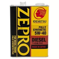 Моторное масло синтетическое ZEPRO DIESEL 5W-40, 4 л IDEMITSU 2863004 0K 8RVFY 1436946704
