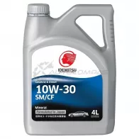 Моторное масло минеральное IDEMITSU 10W-30, 4 л IDEMITSU 1436946762 30015060746 V3 6UY