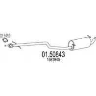 Резонатор MTS NP9YG EY 01.50843 Ford Transit Connect 1 (C170) 2002 – 2020 0TZ9R