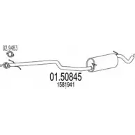 Резонатор MTS 9LIS6YR YBE1 1QR Ford Transit Connect 1 (C170) 2002 – 2020 01.50845