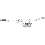 Резонатор MTS 01.50852 4D422 Mini Cooper J J4E0