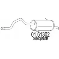 Задний глушитель MTS 1698727 FMCL UY 01.61302 G429S