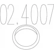 Прокладка трубы глушителя MTS C3E30CD 02.4007 LBGZJ R Skoda Octavia (A5, 1Z5) 2 Универсал 2.0 TDI 140 л.с. 2005 – 2010