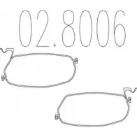 Хомут глушителя MTS RG94ON 1700435 02.8006 JL6BSY L